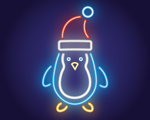 Neon Penguin