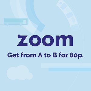 Zoom from 80p per journey advert
