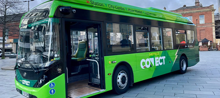 Sheffield connect new zero emission bus