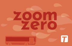 front of orange zoom zero card