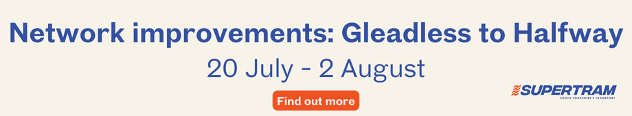 Network improvements: Gleadless to Halfway - 20 July - 2 August 2024