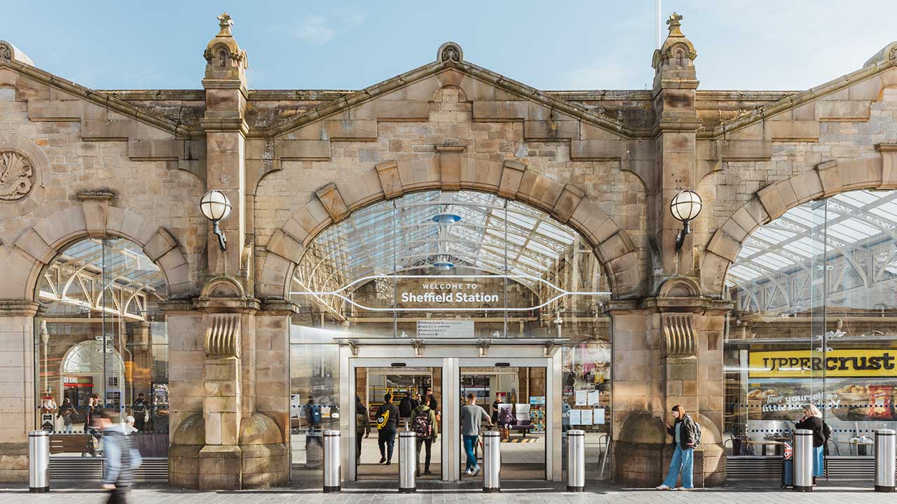 Sheffield train station Sheffield train station