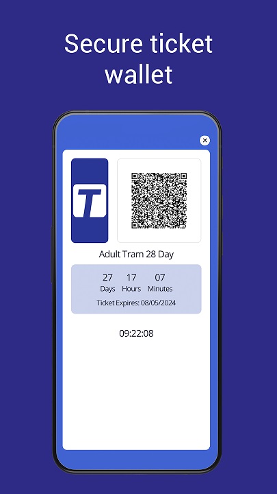 TSY app screenshot showing secure wallet